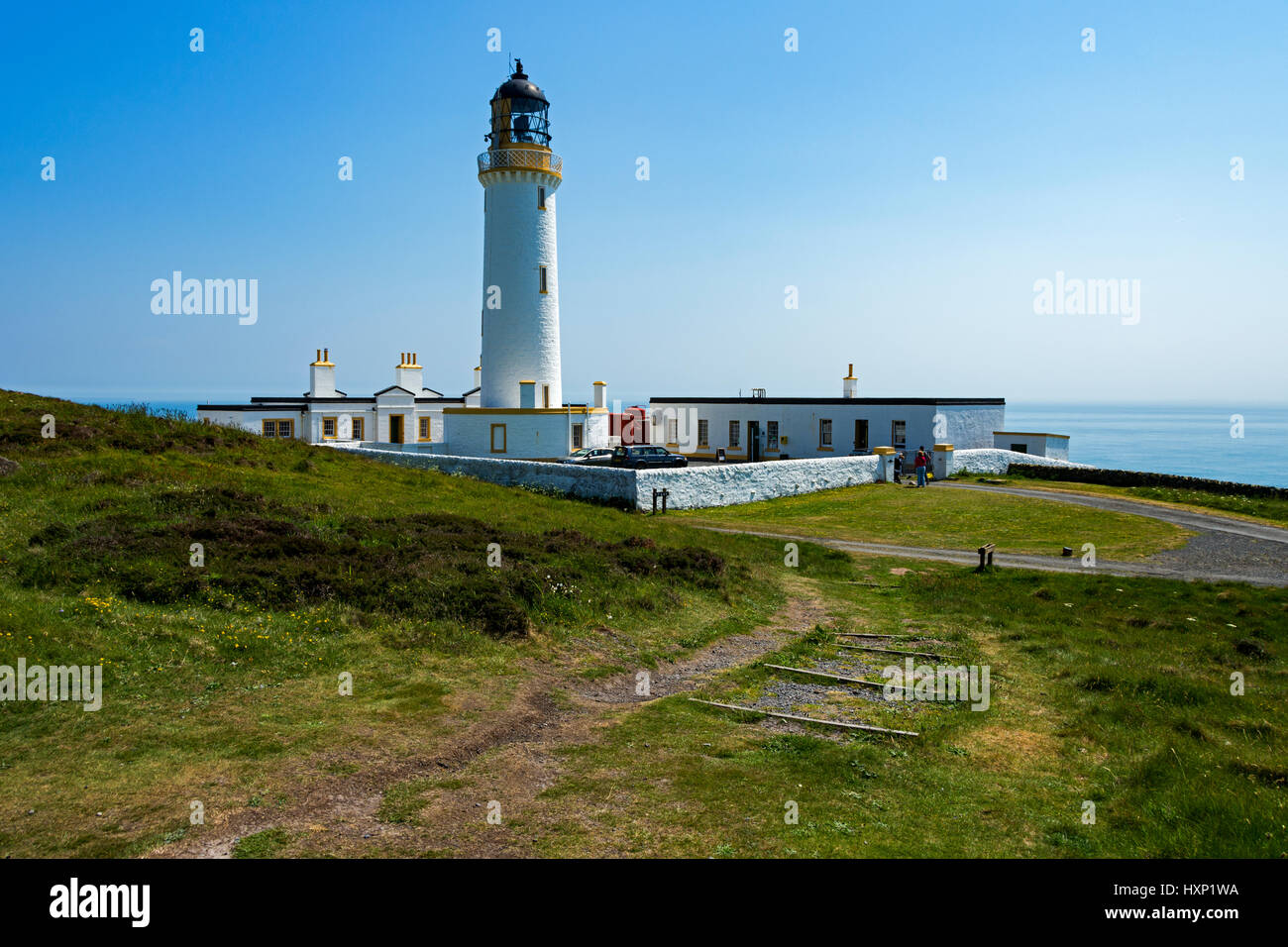 Il faro del promontorio di Galloway, Dumfries and Galloway, Scotland, Regno Unito Foto Stock