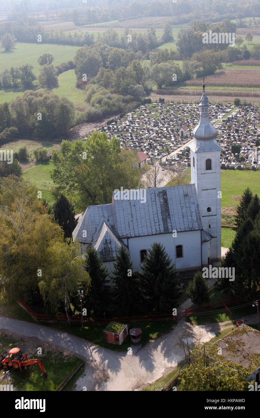 Chiesa Parrocchiale di San Martino in Martinska Ves, Croazia Foto Stock