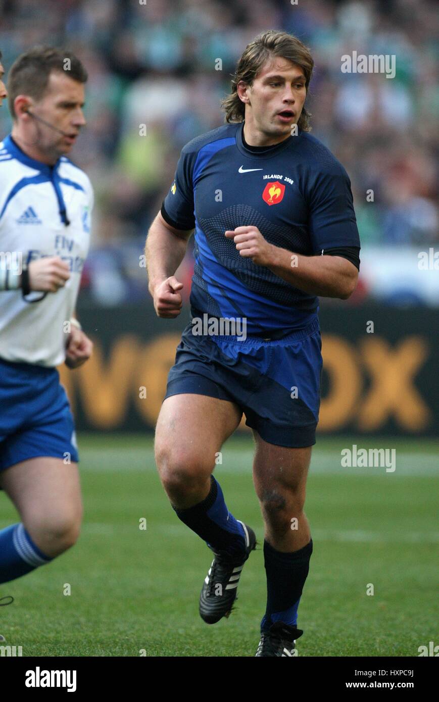 DIMITRI SZARZEWSKI FRANCIA & STADE FRANCIA RU STADE FRANCIA PARIGI FRANCIA 09 Febbraio 2008 Foto Stock