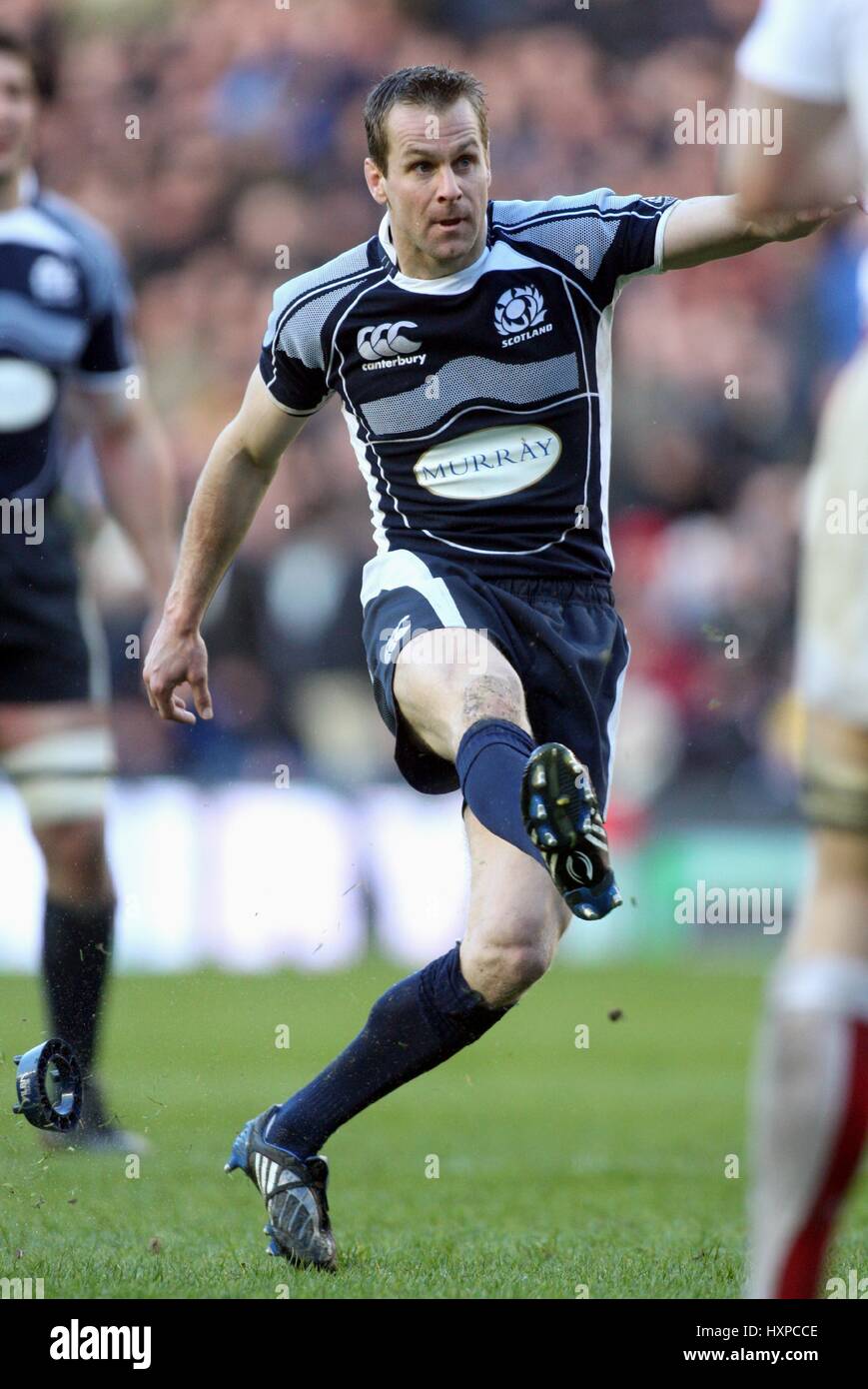 CHRIS PATTERSON SCOZIA & EDINBURGH RU MURRAYFIELD EDIMBURGO SCOZIA 08 Marzo 2008 Foto Stock