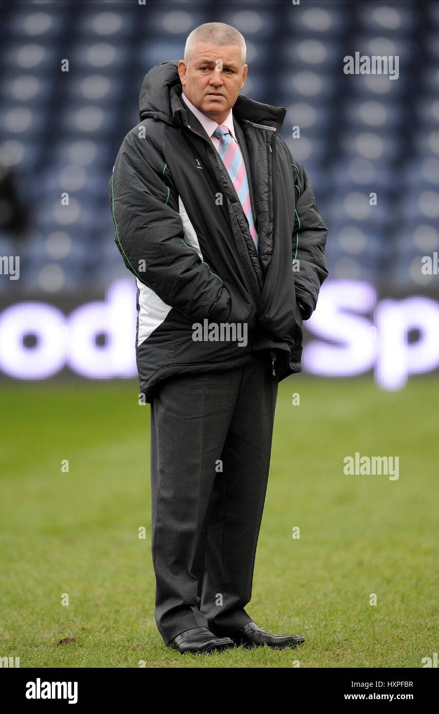 WARREN GATLAND WALES RUGBY UNION COACH Murrayfield Stadium EDIMBURGO SCOZIA 08 Febbraio 2009 Foto Stock