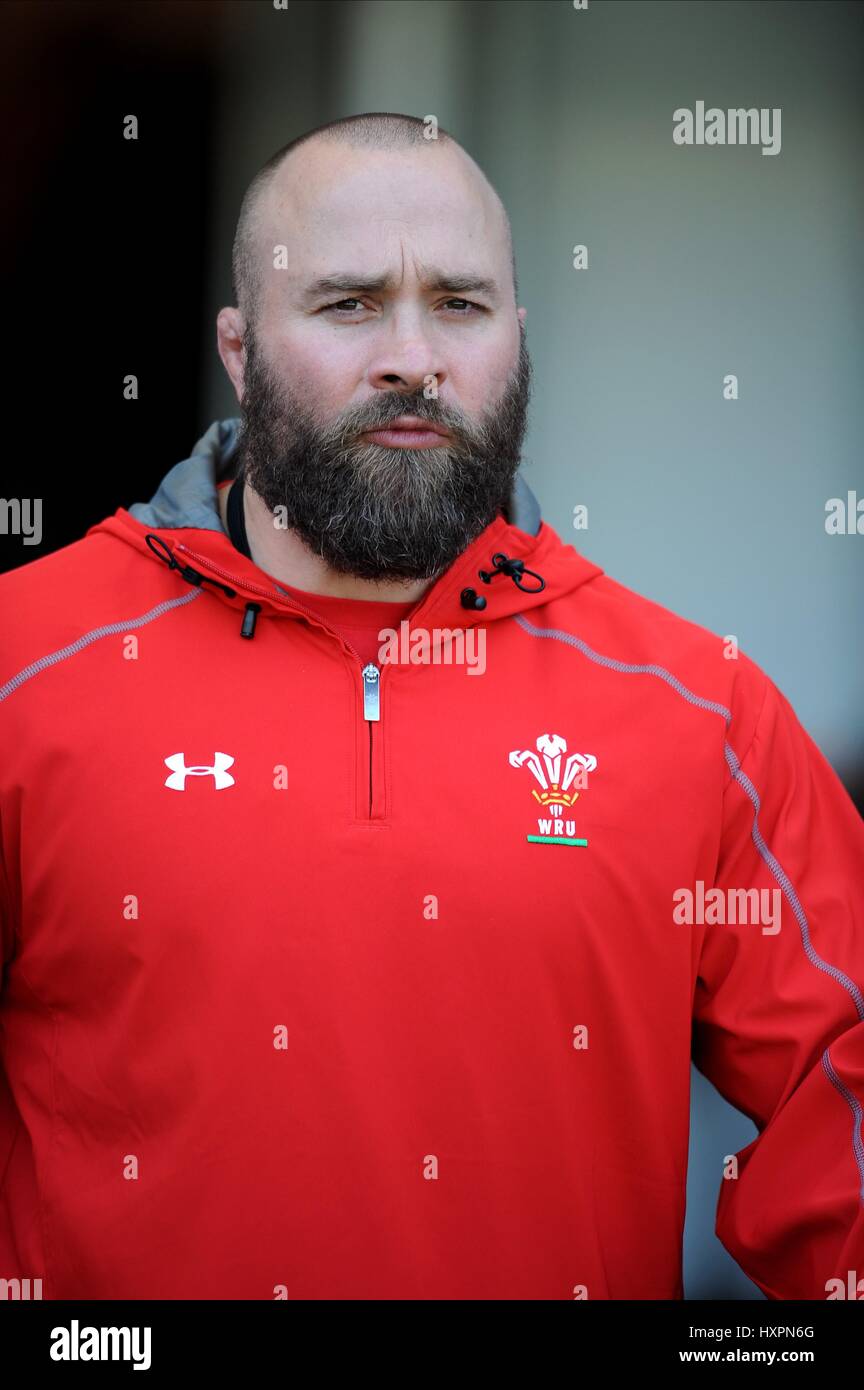 DAN BAUGH ASSISTANT FORZA E condizionata assistant coach TWICKENHAM Londra Inghilterra 09 Marzo 2014 Foto Stock