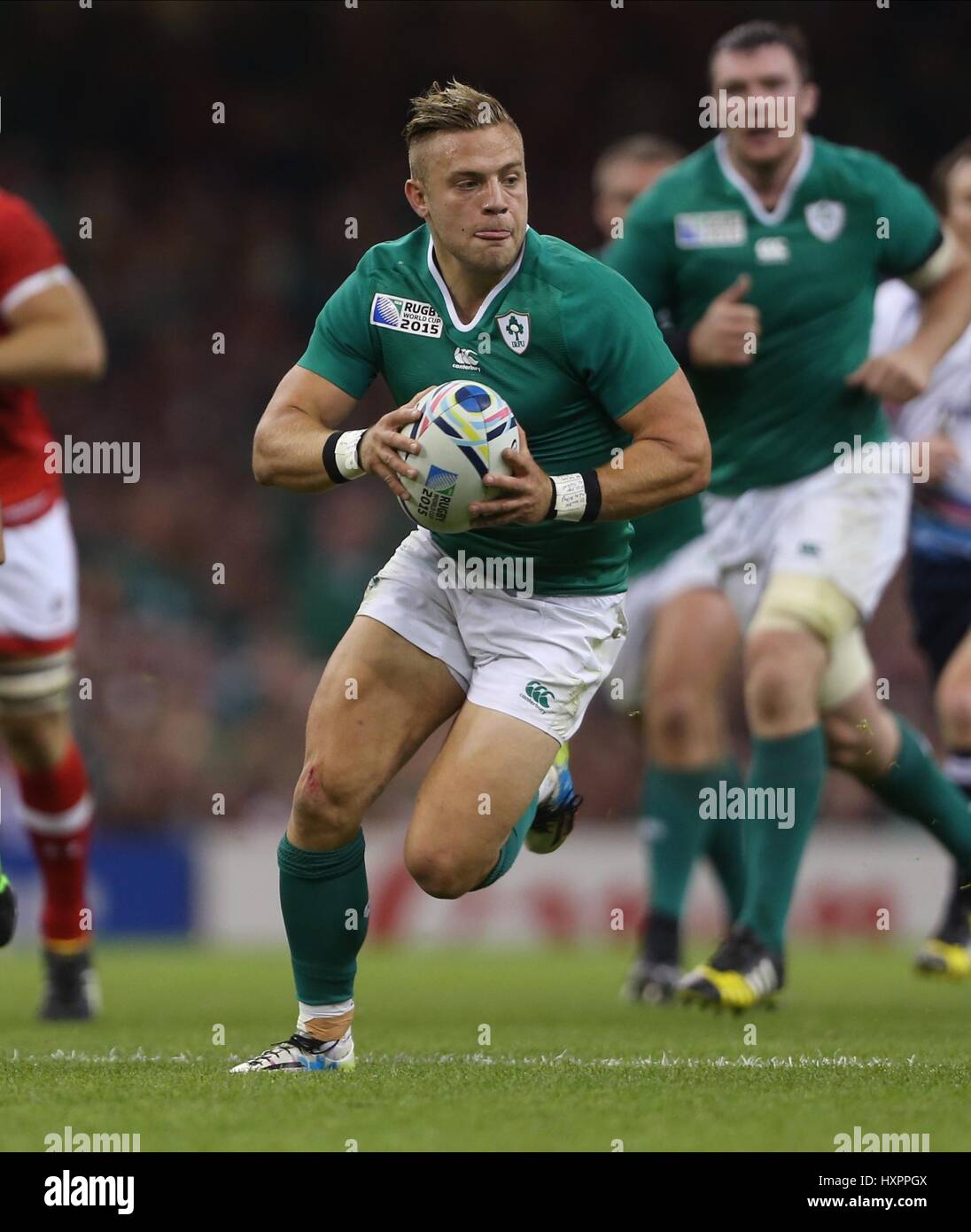 IAN MADIGAN Irlanda Irlanda Millennium Stadium Cardiff Galles 19 Settembre 2015 Foto Stock