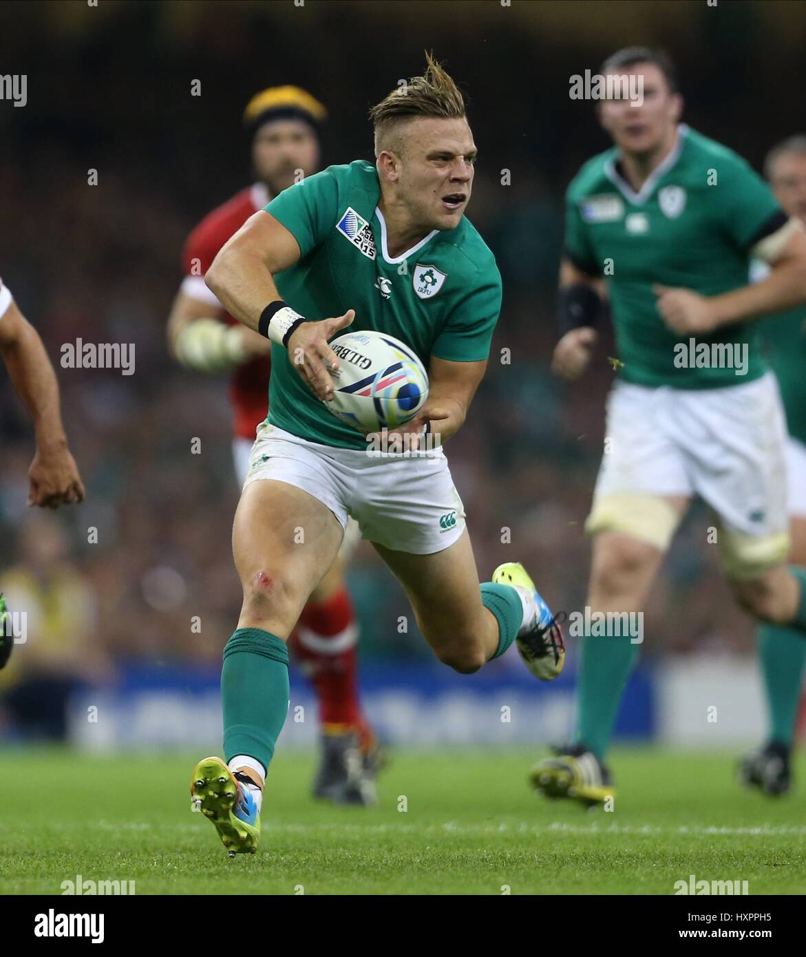 IAN MADIGAN Irlanda Irlanda Millennium Stadium Cardiff Galles 19 Settembre 2015 Foto Stock