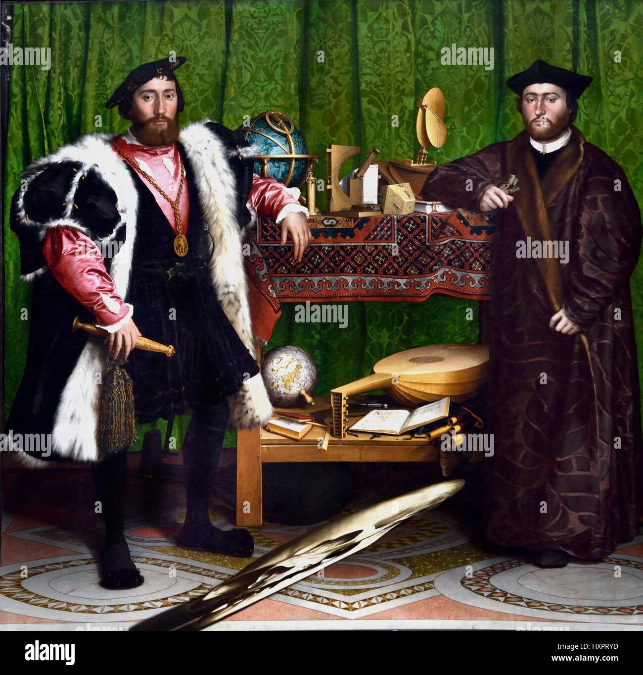 Gli ambasciatori 1533 Hans Holbein il Giovane 1497-1543 il tedesco in Germania Foto Stock