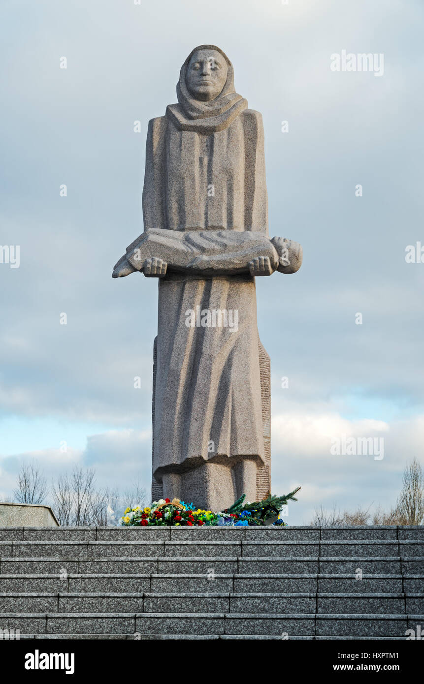 Dnepropetrovsk regionali di 'Memorial alle vittime Holodomor' dedicato alle vittime di Stalin dell Holodomor 1932-1933 Foto Stock