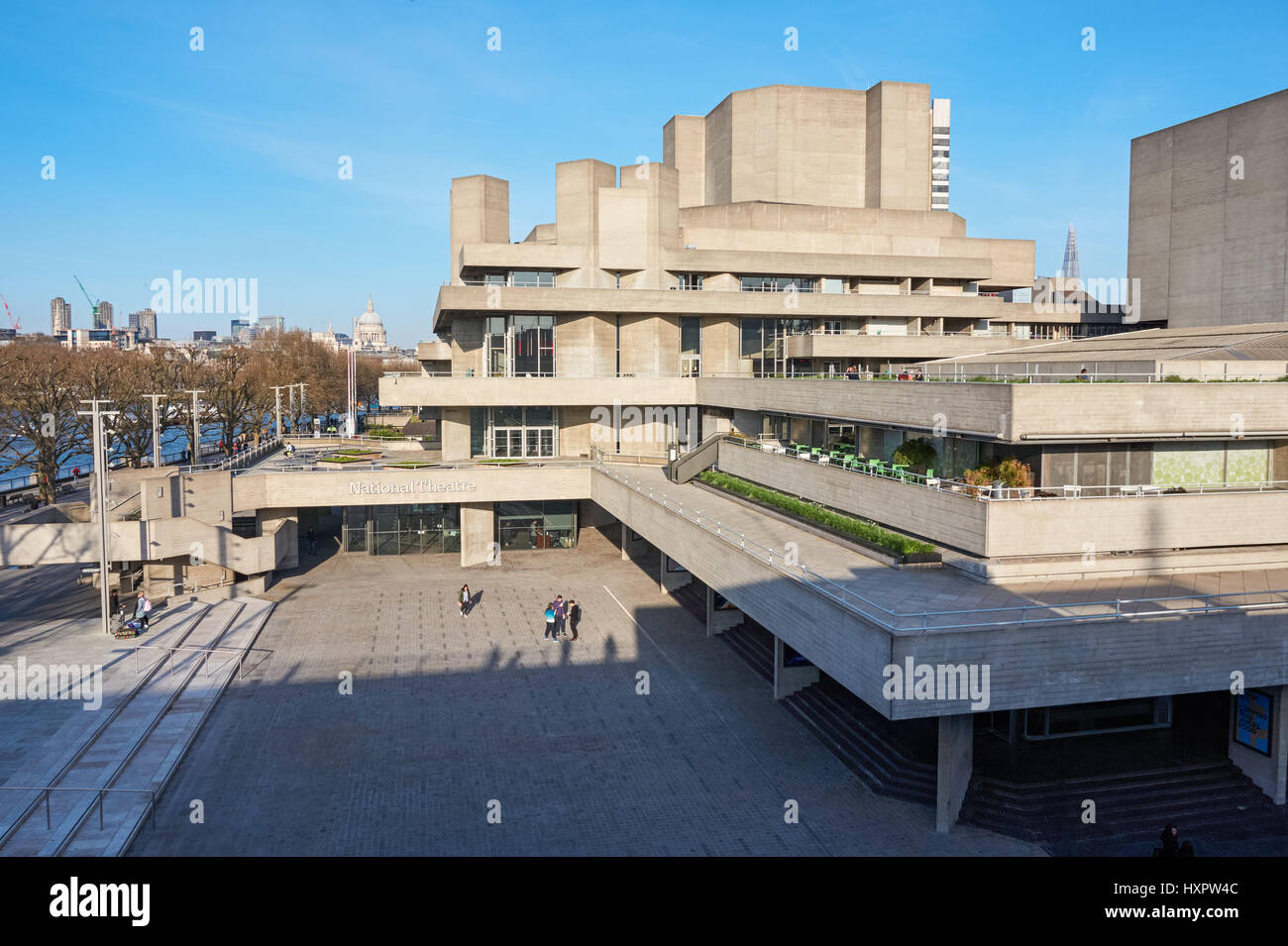 Il Teatro Nazionale di South Bank di Londra England Regno Unito Regno Unito Foto Stock