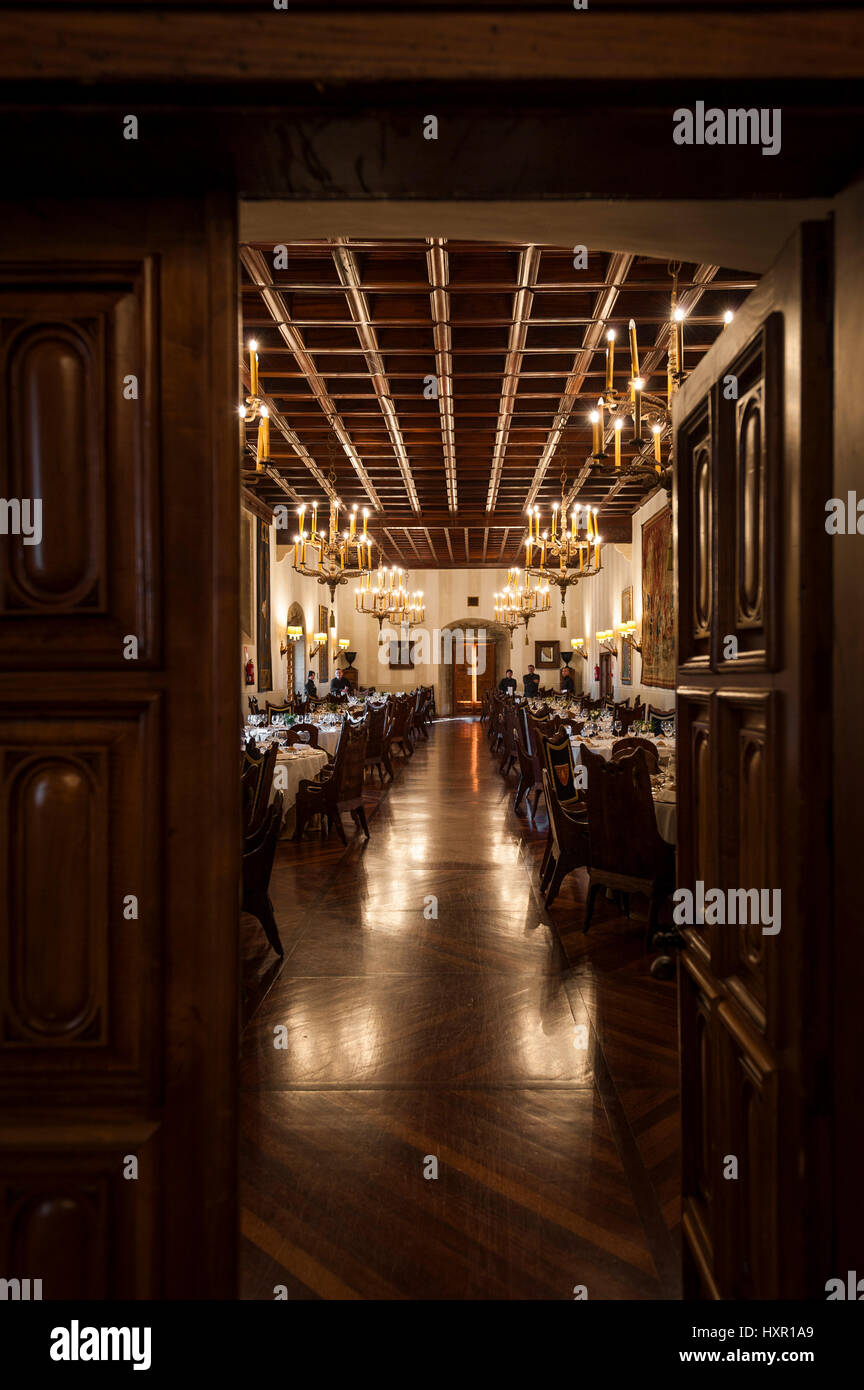 Parador de Santiago de Compostela, Santiago de Compostela, A Coruña, Galizia, Spagna, Europa Foto Stock