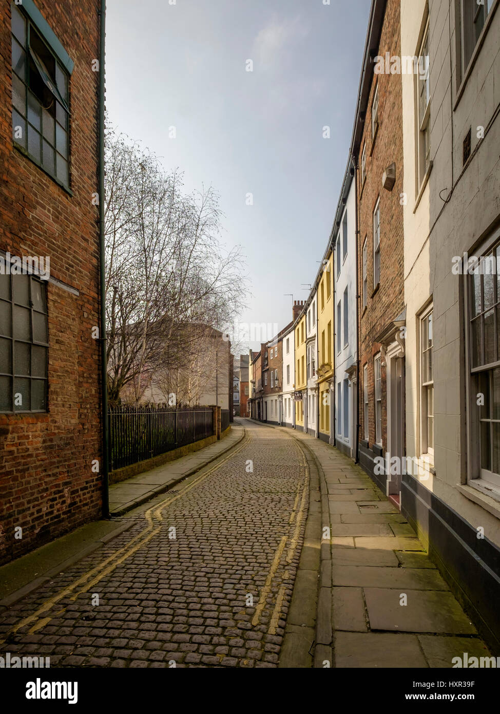 Prince Street a Hull in città vecchia Foto Stock