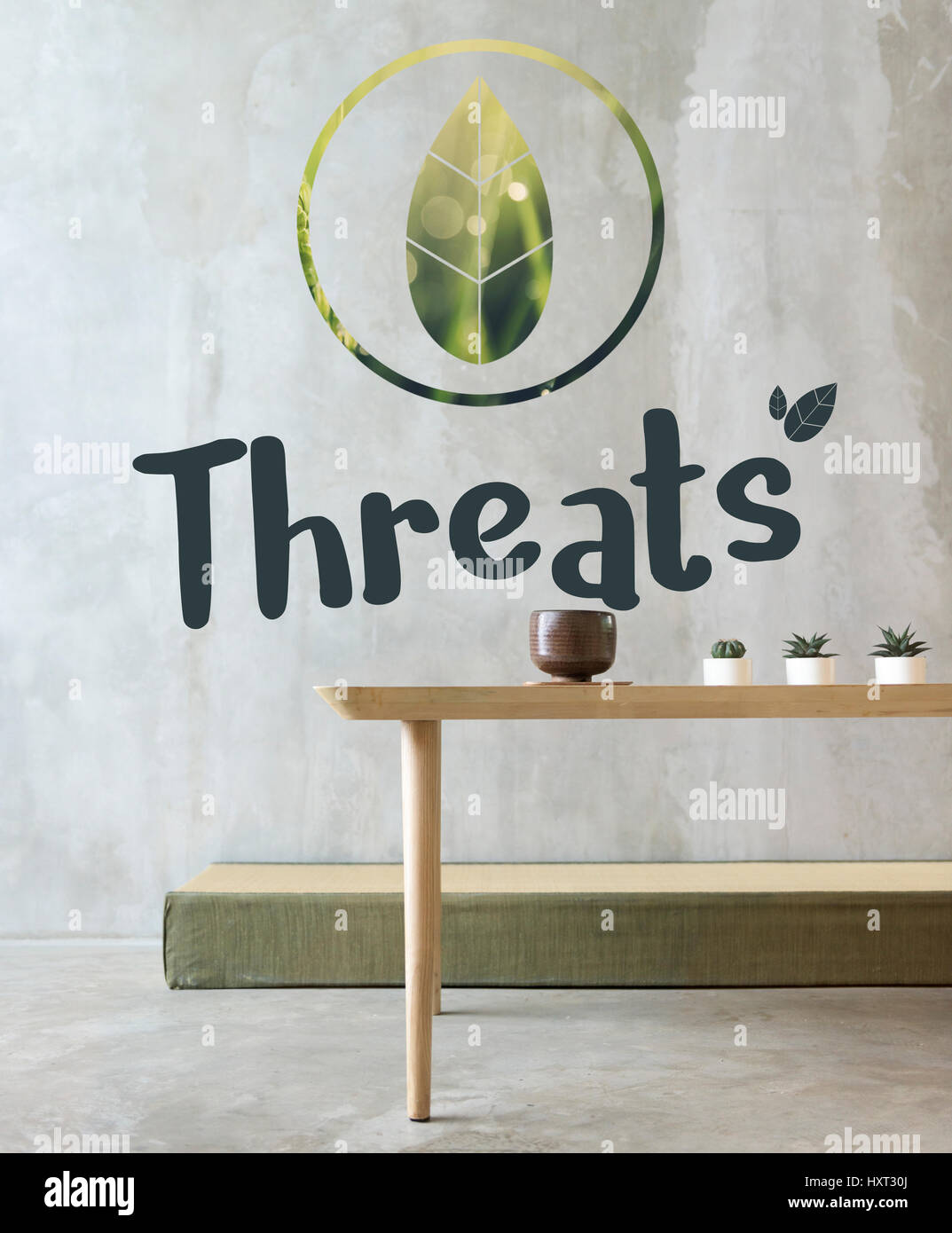 Ecologia Ambiente salvare la Terra Organic Foto Stock