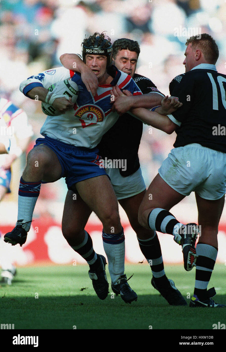 PHIL CLARKE GRAN BRETAGNA & WIGAN RLFC 16 Ottobre 1993 Foto Stock