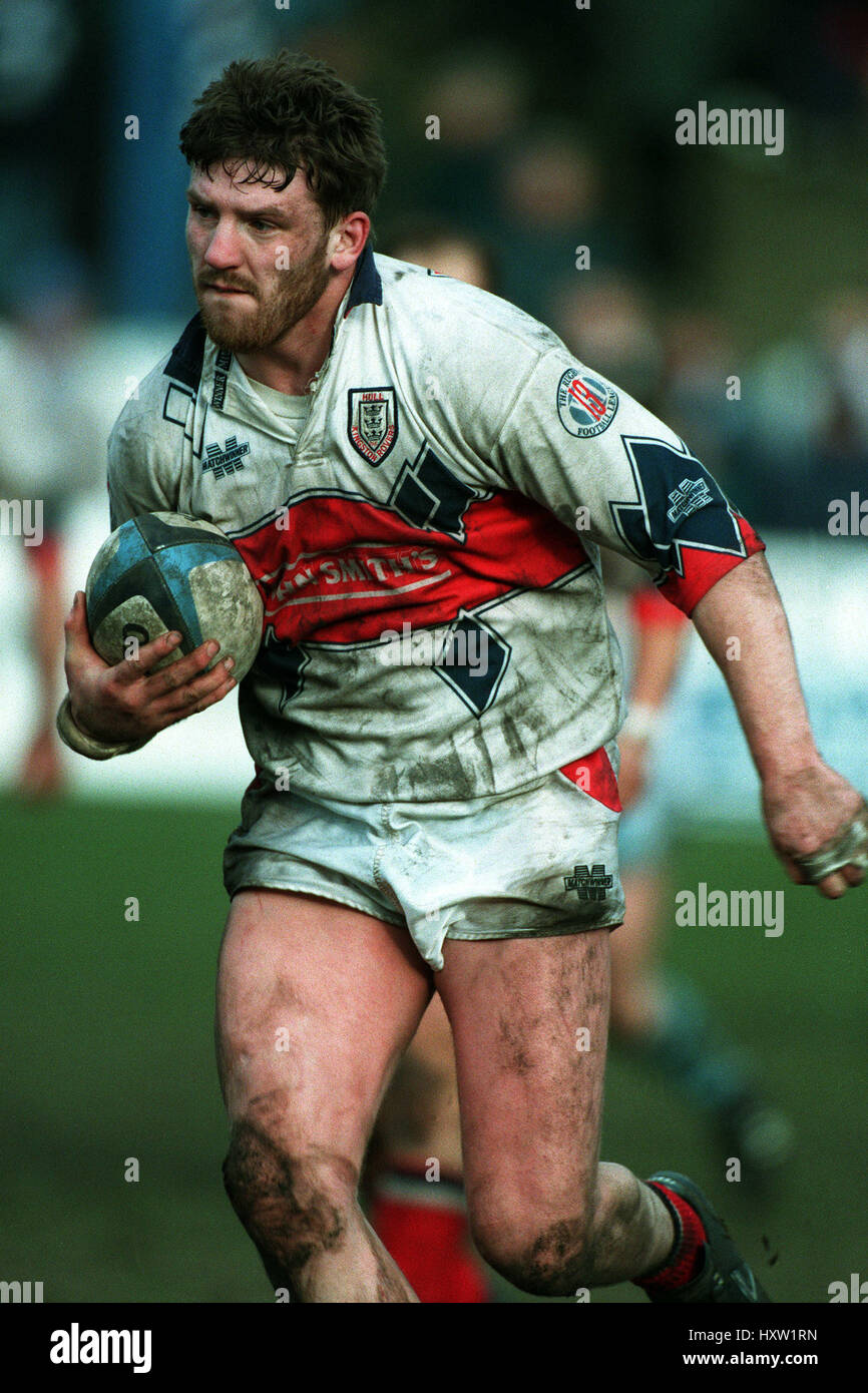 Paolo FLETCHER Hull Kingston Rovers RLFC 28 Marzo 1994 Foto Stock