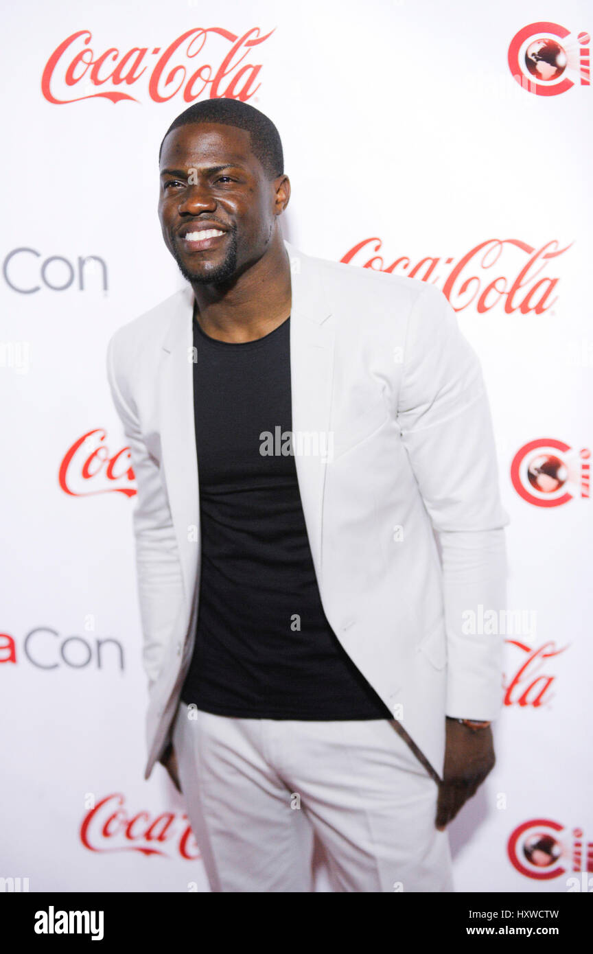 Attore Kevin Hart arriva per il CinemaCon Grande schermo Achievement Award il 23 aprile 2015 a Las Vegas, Nevada. Foto Stock