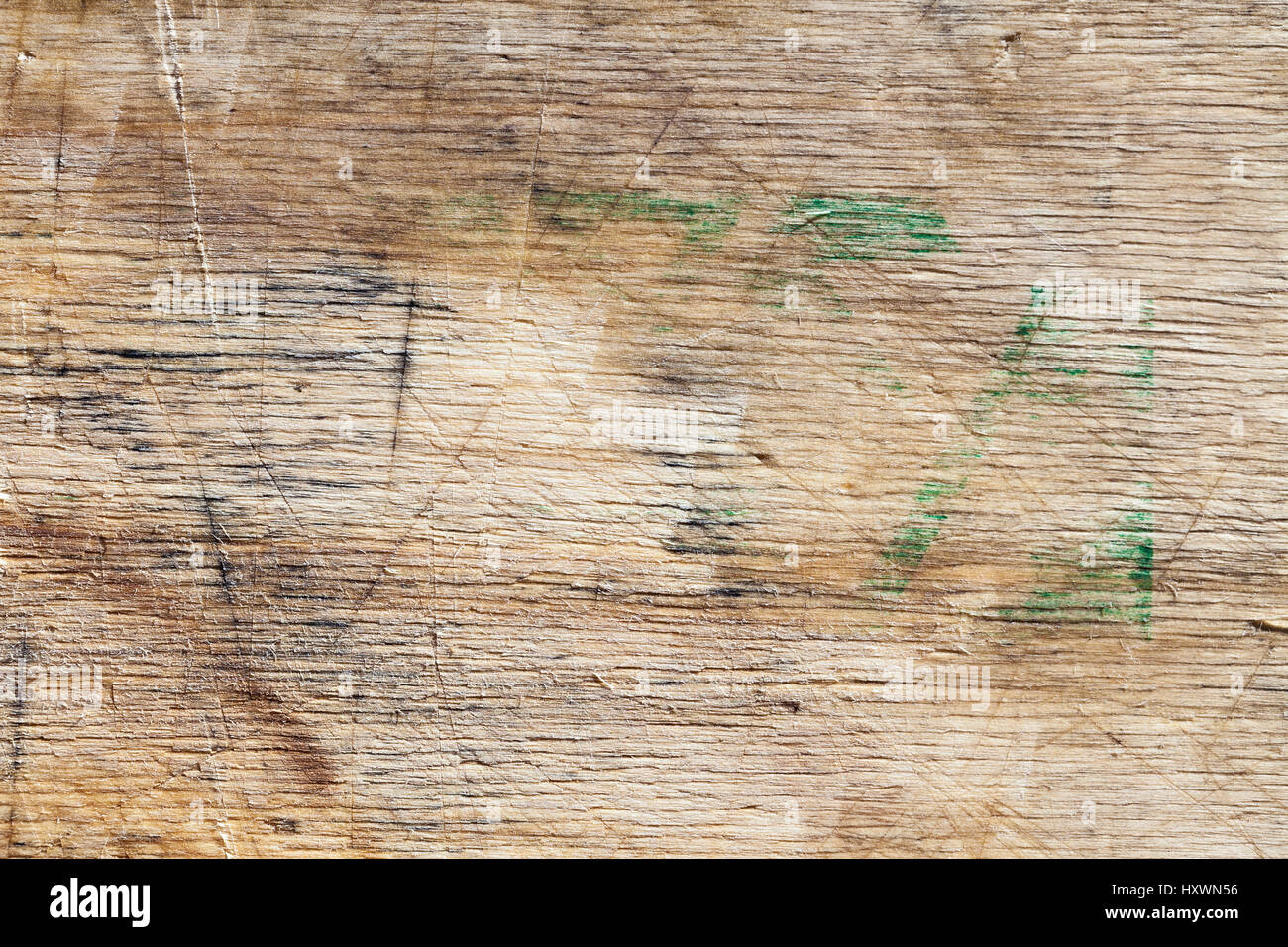 Legno texture di sfondo di liscio di tavole di legno intagliate e colorate con l'età Foto Stock