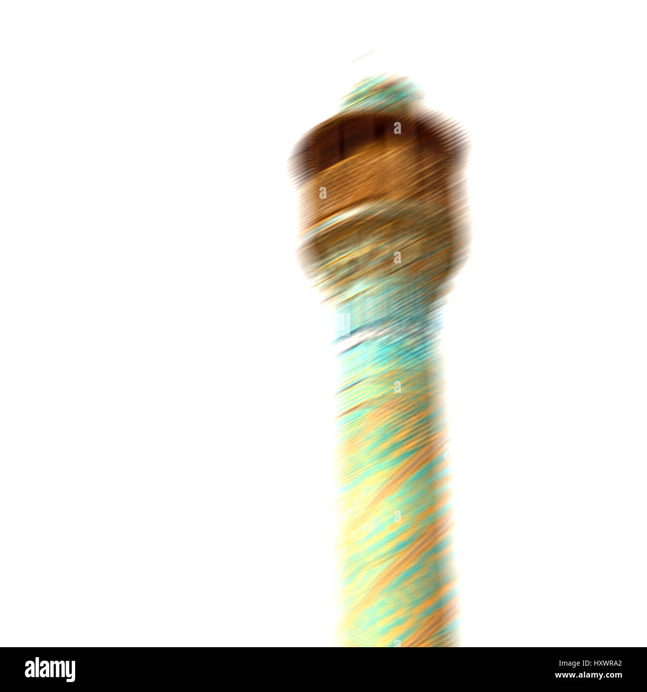 La sfocatura in Iran il vecchio fiore decorativo piastrelle dalla moschea di antiquariato come sfondo Foto Stock