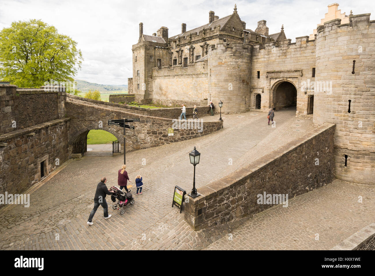 Il Castello di Stirling, Stirling, Scozia Foto Stock