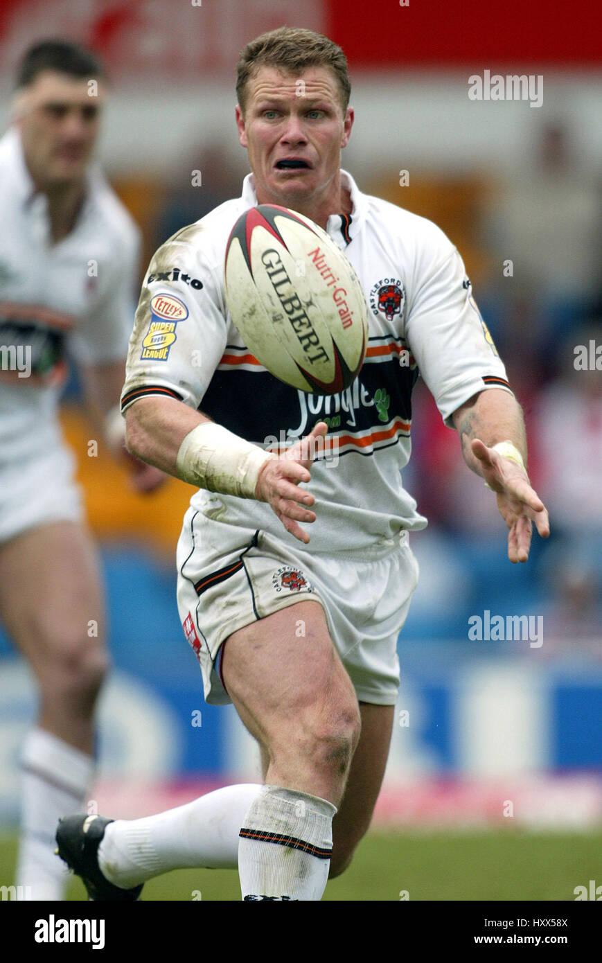 MITCH HEALEY CASTLEFORD TIGERS RLFC 14 Aprile 2002 Foto Stock