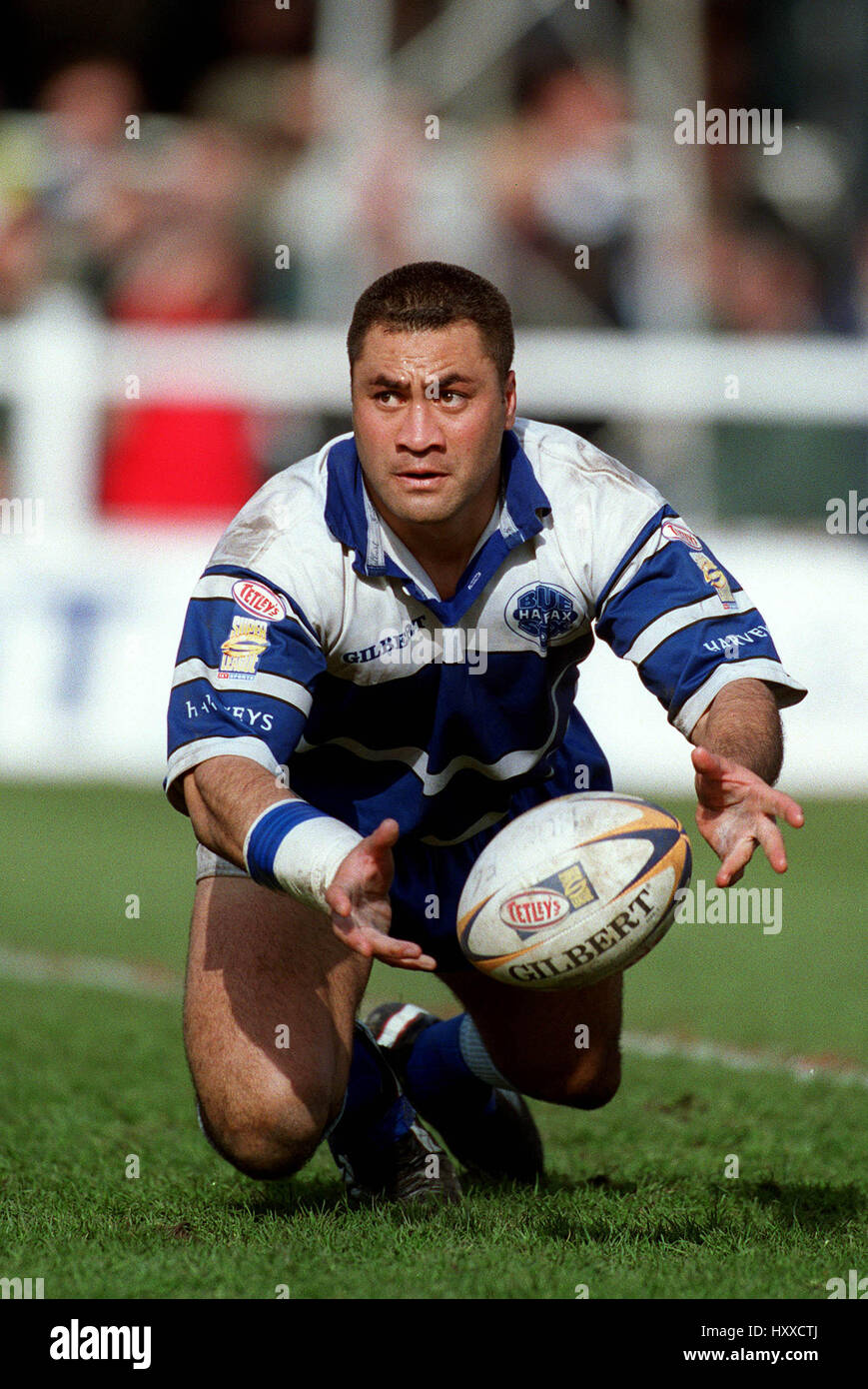 MARTIN MOANA HALIFAX BLUE SOX RLFC BOULEVARD TERRA Hull Inghilterra 13 aprile 2001 Foto Stock