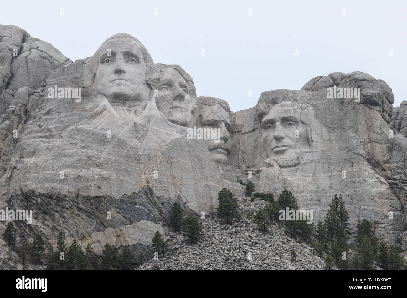 Il monte Rushmore memorial Foto Stock