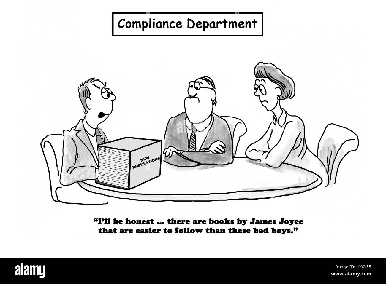 I nuovi regolamenti sono estremamente difficili da seguire. Foto Stock