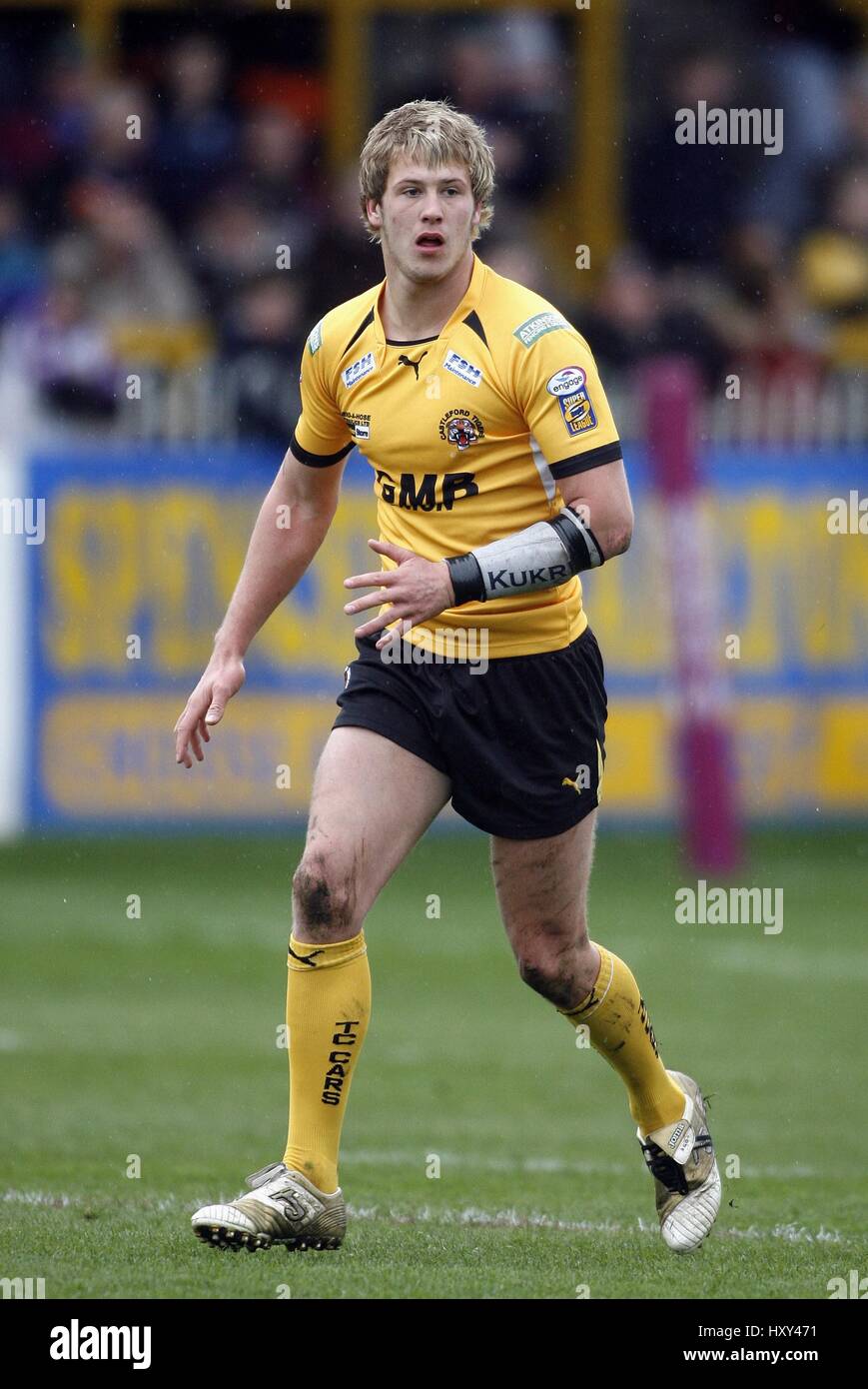 JOE WESTERMAN CASTLEFORD TIGERS RLFC GIUNGLA CASTLEFORD Inghilterra 06 aprile 2008 Foto Stock