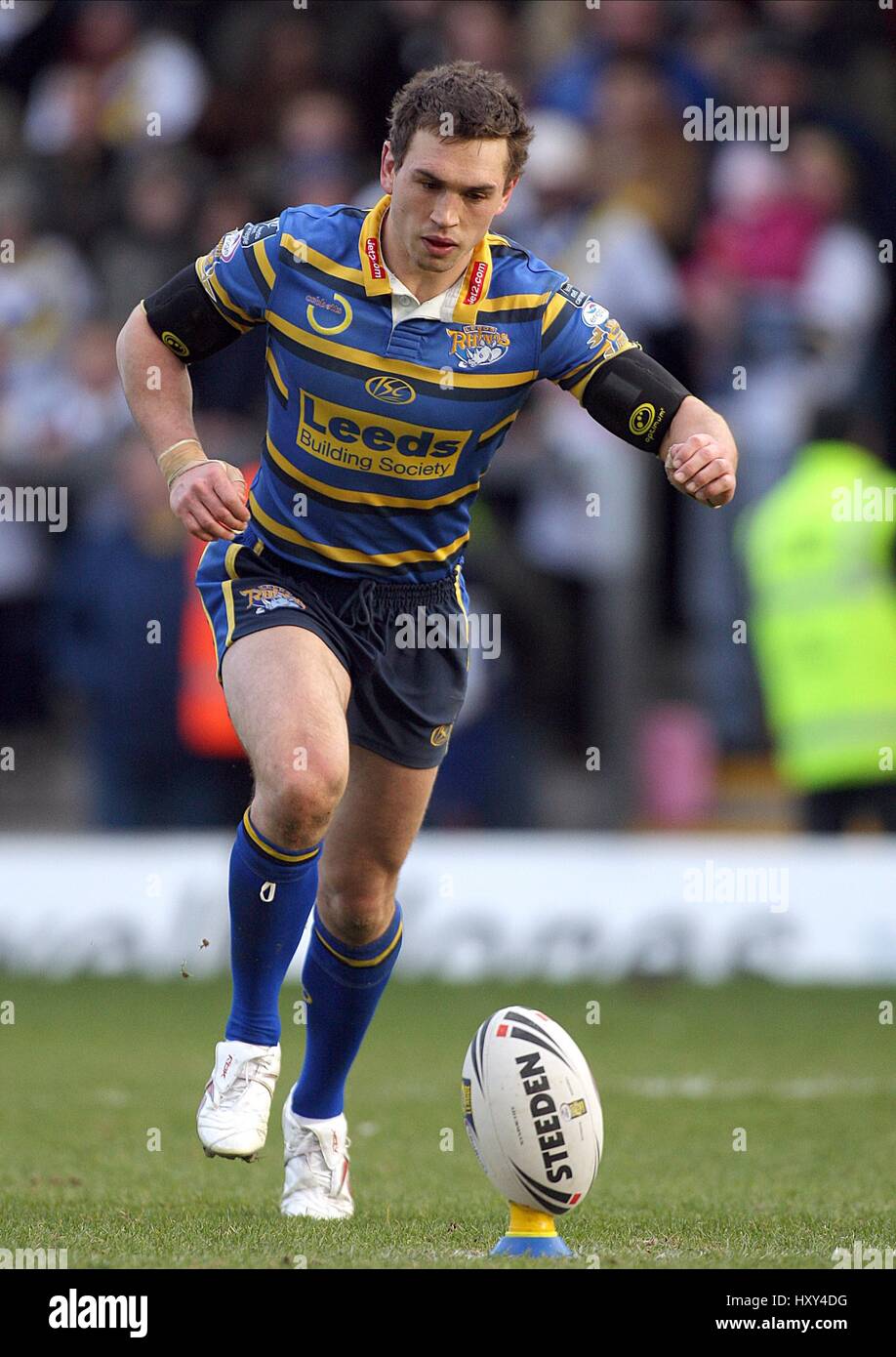 KEVIN SINFIELD LEEDS RINOCERONTI RLFC Halliwell Jones Stadium WARRINGTON INGHILTERRA 08 Marzo 2009 Foto Stock