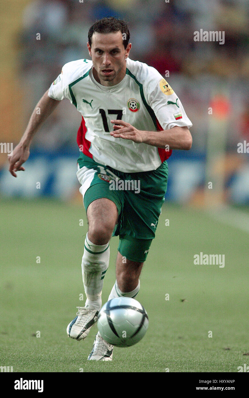 MARTIN PETROV BULGARIA VFL WOLFSBURG José Alvalade STADIUM LISBONA PORTOGALLO 15 Giugno 2004 Foto Stock