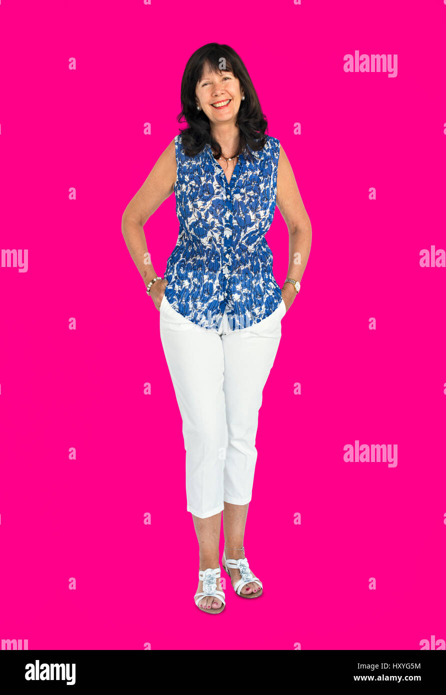 Studio ritratti Persone gara Foto Stock