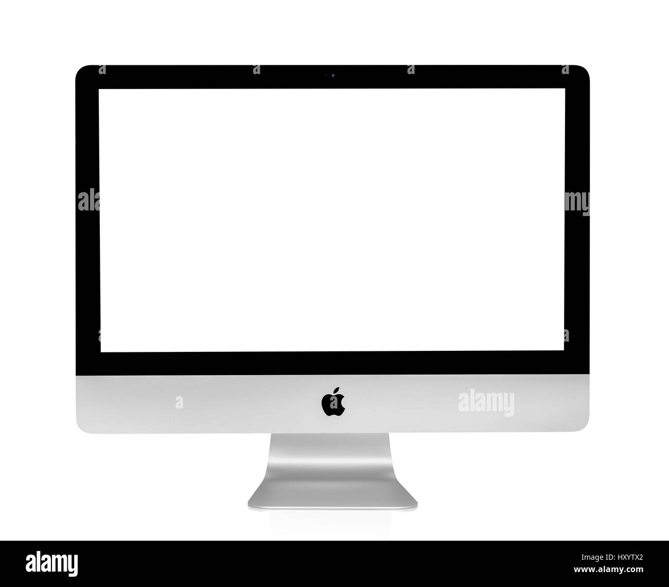 BANGKOK, Tailandia - 14 agosto 2015: Foto del nuovo iMac 21,5 con OS X Yosemite. iMac - monoblocco serie di personal computer, creato da Apple Inc. Foto Stock