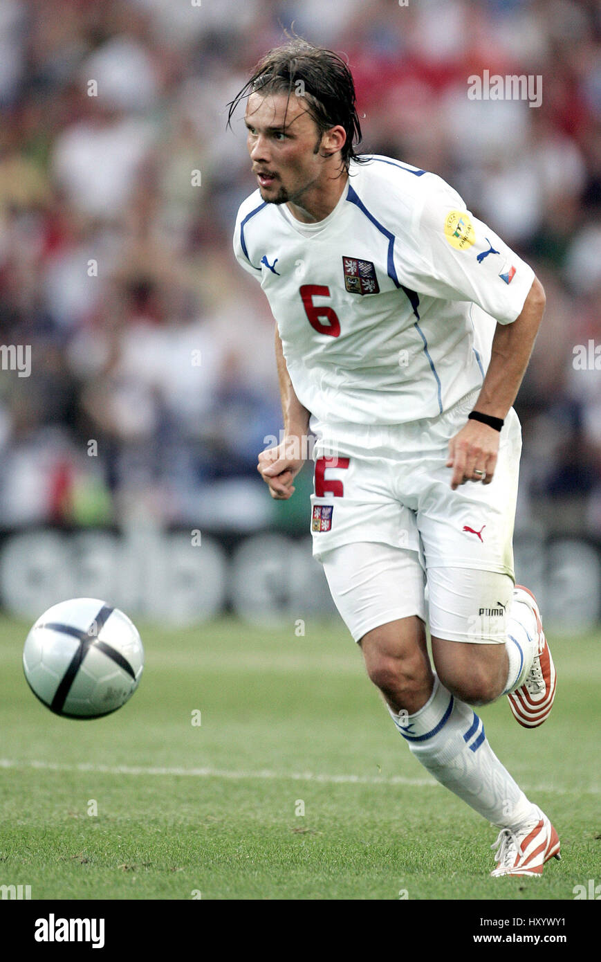 MAREK JANKULOVSKI REPUBBLICA CECA & UDINESE Dragao Stadium Porto Portogallo 27 giugno 2004 Foto Stock