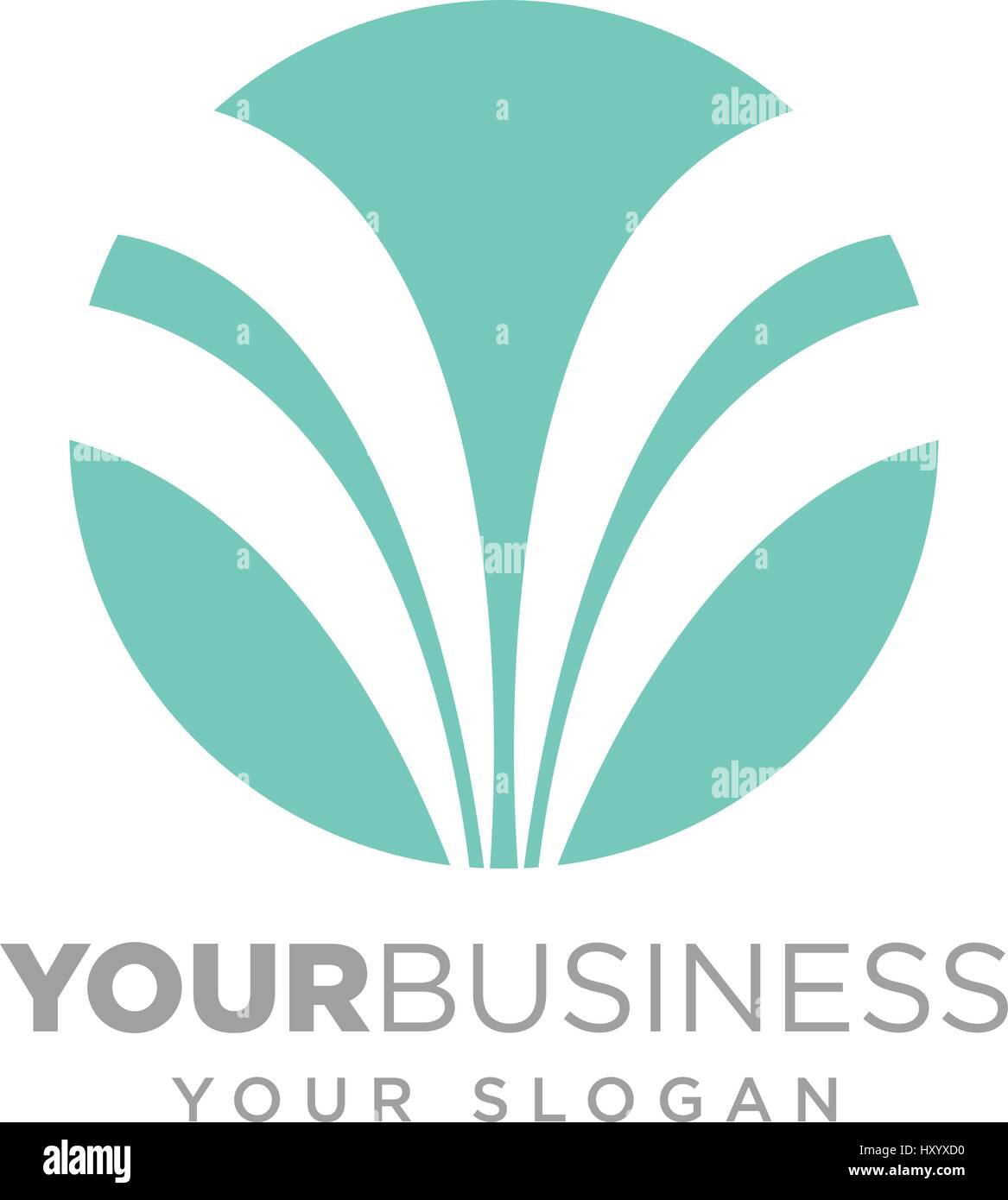 Abstract il simbolo del cerchio Design, illustrazione vettoriale Illustrazione Vettoriale