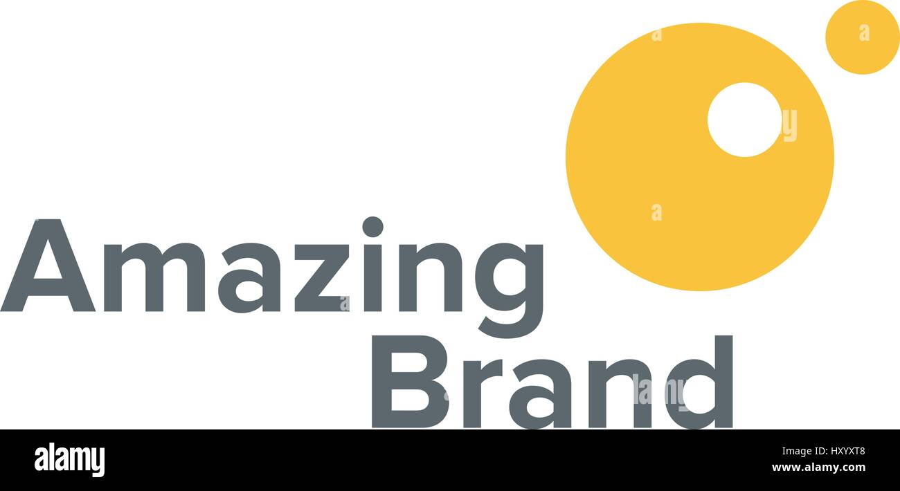 Abstract il simbolo del cerchio Design, illustrazione vettoriale Illustrazione Vettoriale