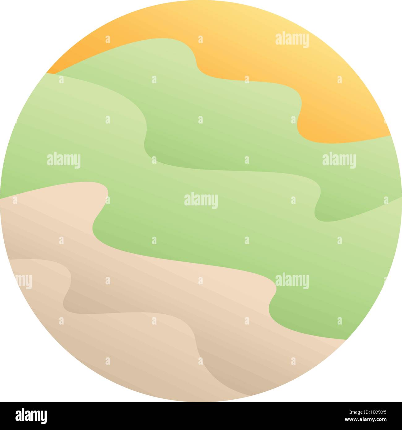 Abstract il simbolo del cerchio Design, illustrazione vettoriale Illustrazione Vettoriale