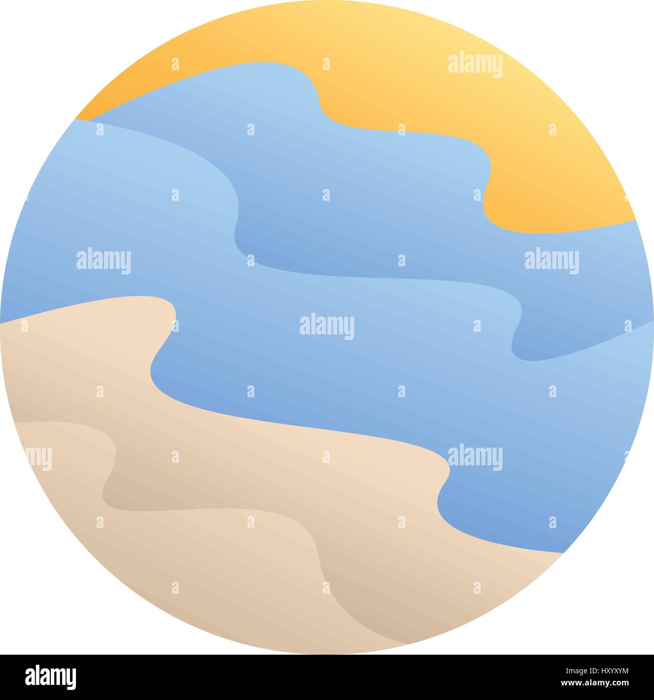 Abstract il simbolo del cerchio Design, illustrazione vettoriale Illustrazione Vettoriale