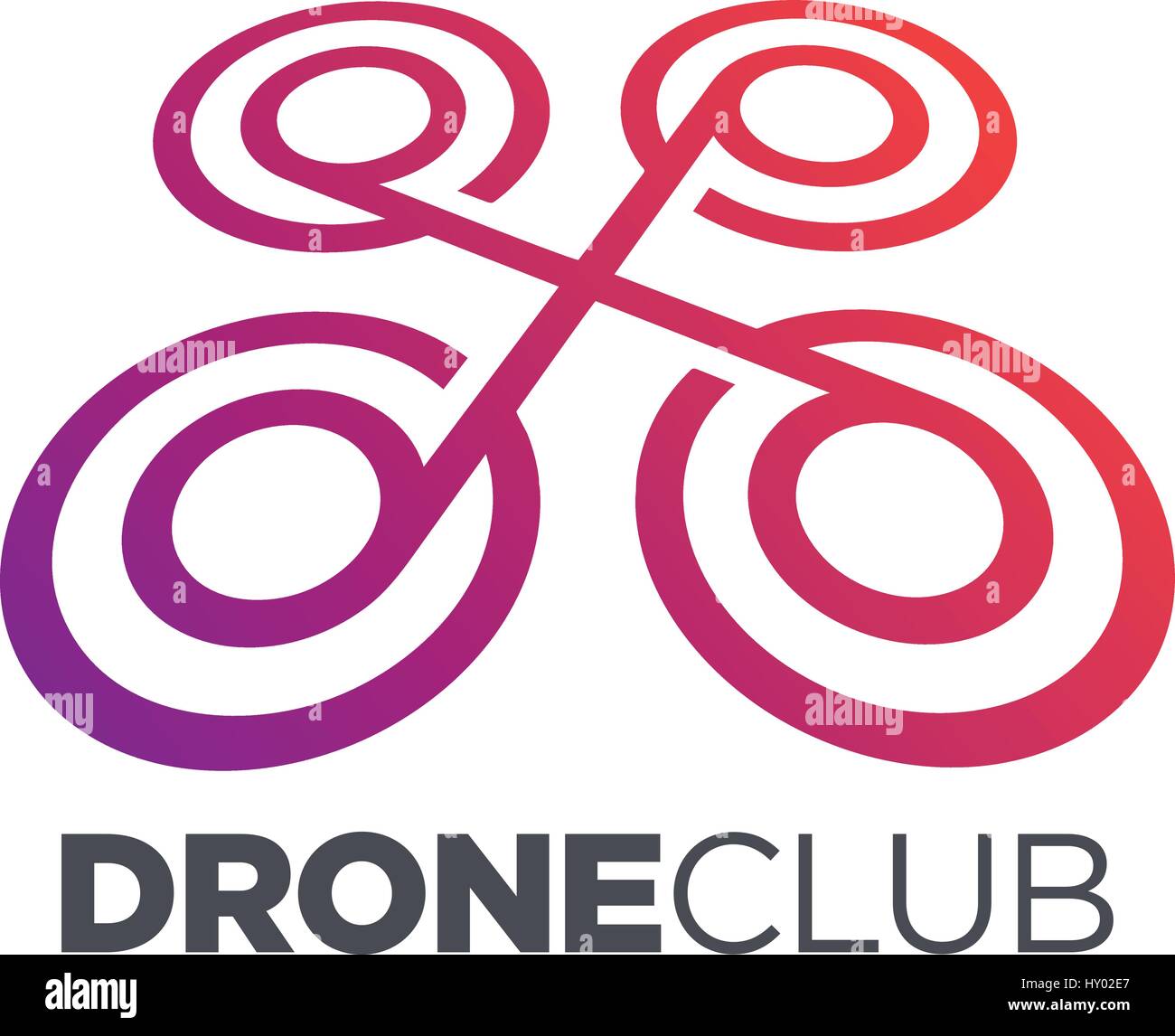 Drone design concept, Visual Fotografia Illustrazione Vettoriale