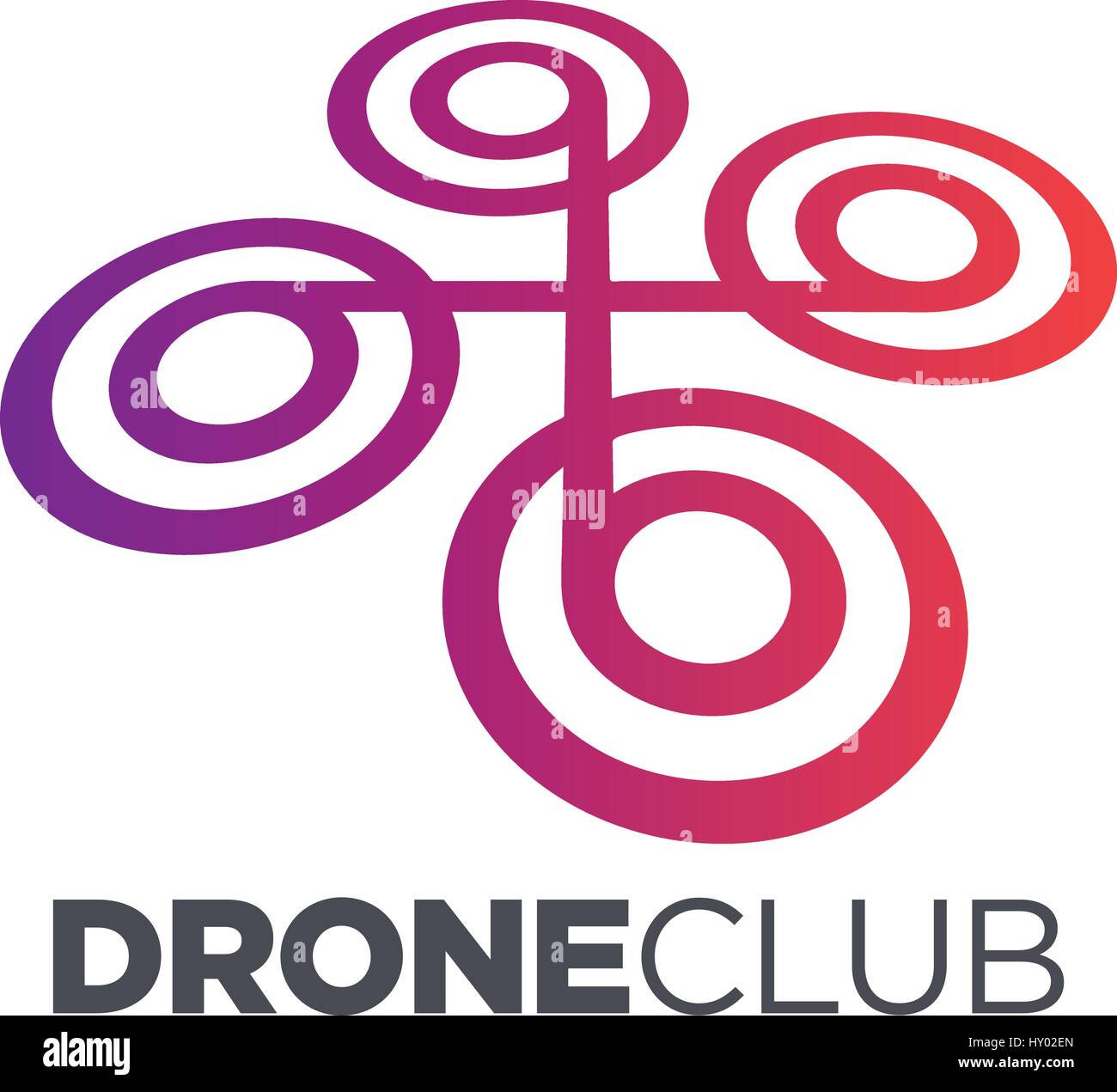Drone design concept, Visual Fotografia Illustrazione Vettoriale