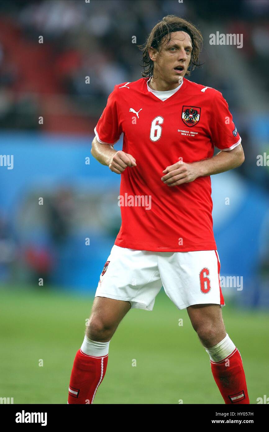 RENE AUFHAUSER AIUSTRIA & FC Salisburgo-Ernst Happel-Stadion Vienna AUSTRIA 08 Giugno 2008 Foto Stock