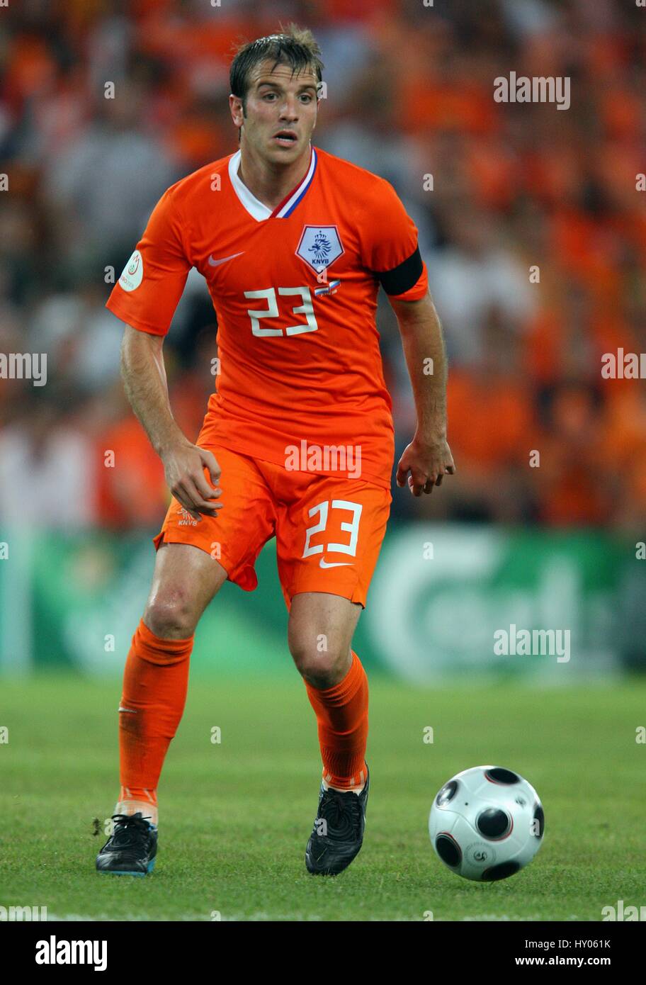 RAFAEL VAN DER VAART HOLLAND & HAMBURG ST JAKOB-PARK Basilea Svizzera 21 Giugno 2008 Foto Stock