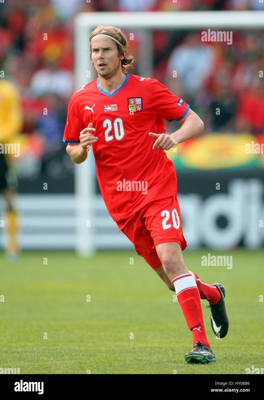 JAROSLAV PLASIL REPUBBLICA CECA & CA OSASUNA STADE DE GENEVE GENEVE SVIZZERA 11 Giugno 2008 Foto Stock