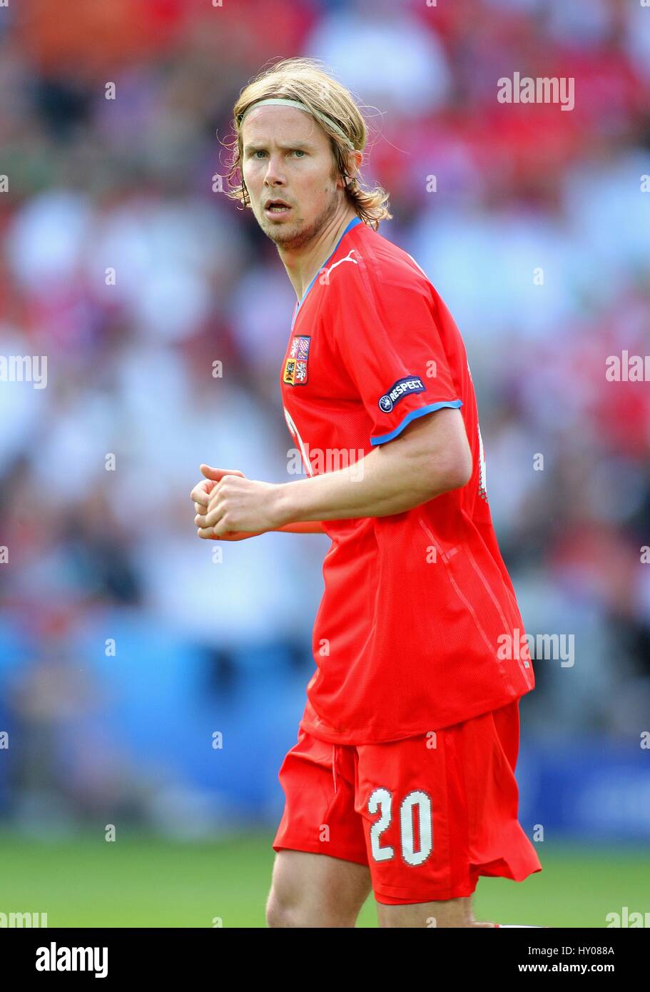 JAROSLAV PLASIL REPUBBLICA CECA & CA OSASUNA STADE DE GENEVE GENEVE SVIZZERA 11 Giugno 2008 Foto Stock