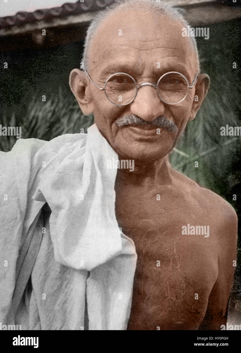 Mahatma Gandhi, combattente indiano di libertà, India, Asia, 1931 Foto Stock