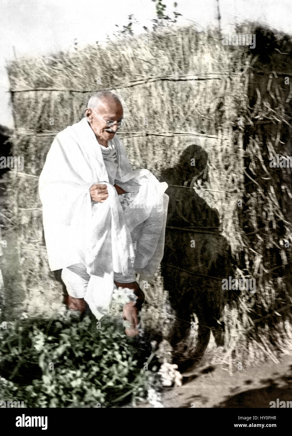 Il Mahatma Gandhi, Indian Freedom Fighter, India, Asia, 1939 Foto Stock