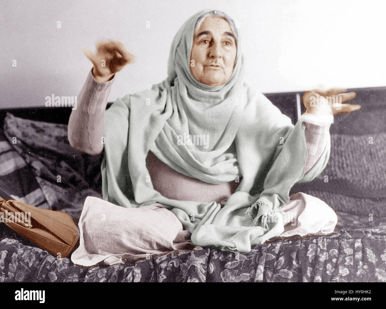 Indian combattenti per la libertà, mirabehn in Austria 1950 Foto Stock