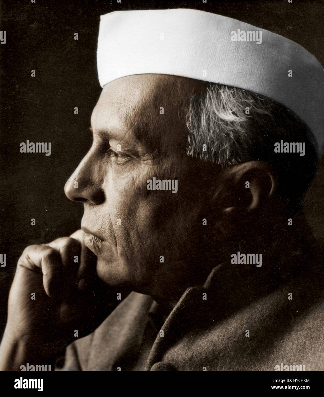 Indiano primo Primo ministro Jawaharlal Nehru, India, Asia, 1959 Foto Stock