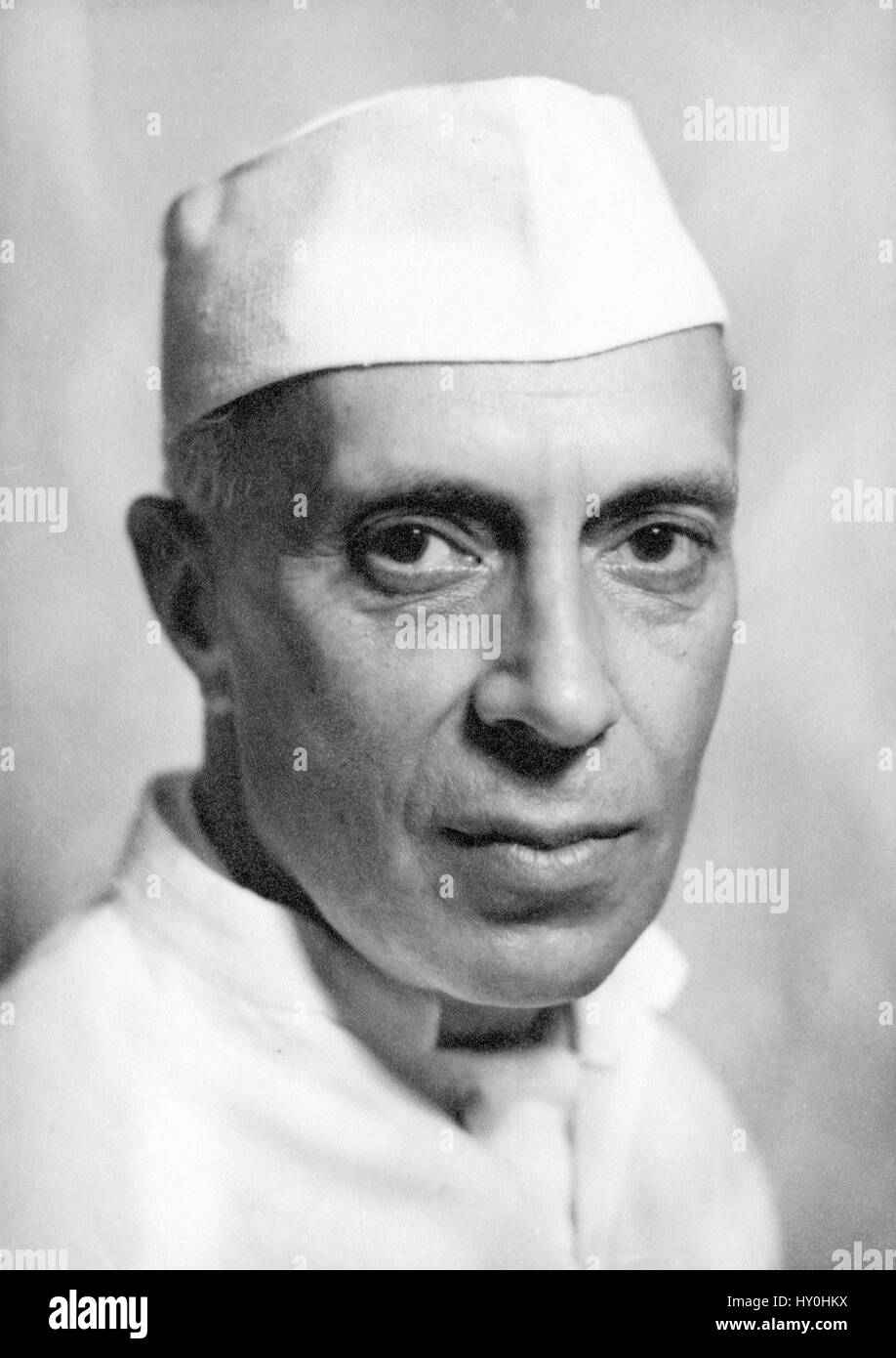 Jawaharlal Nehru, primo primo ministro indiano, India, Asia, 1948 Foto Stock