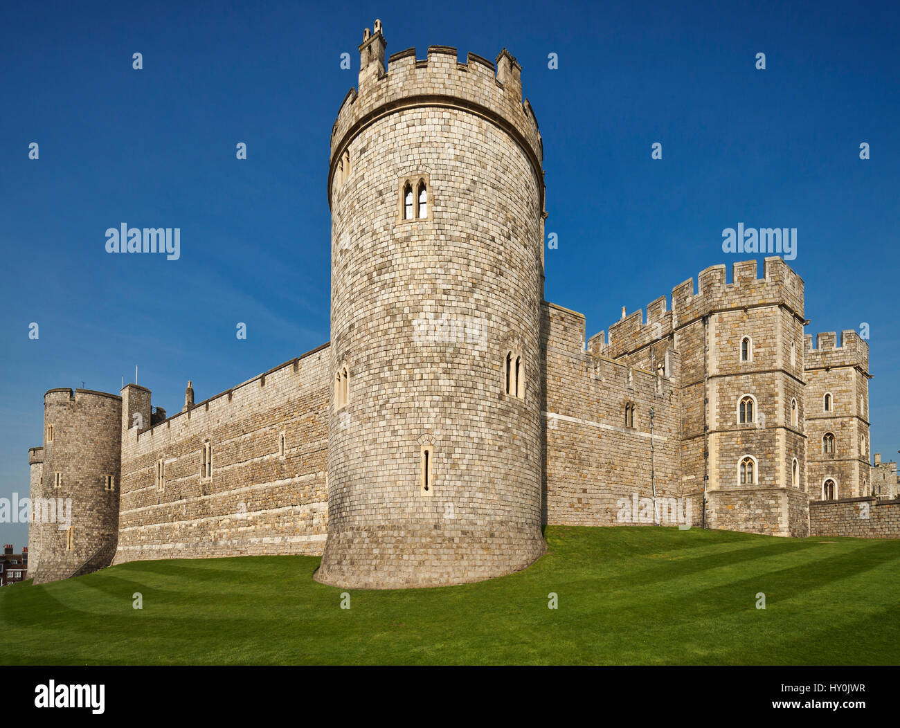 Castello di Windsor in Inghilterra. Foto Stock