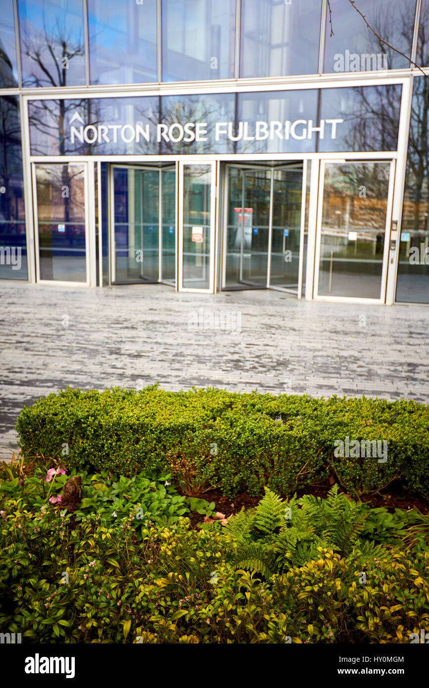 Vista generale del Norton Rose Fulbright uffici a Londra Foto Stock