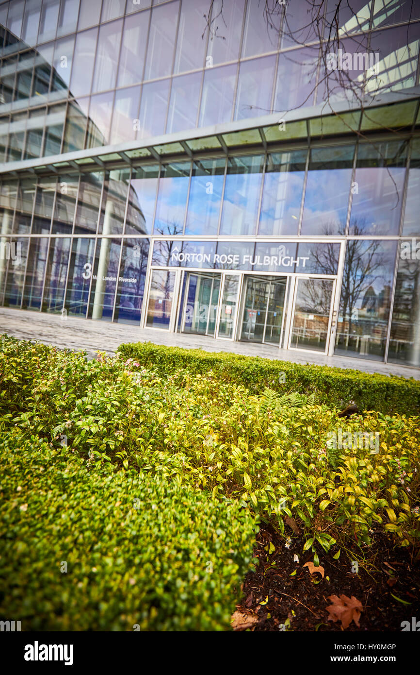Vista generale del Norton Rose Fulbright uffici a Londra Foto Stock