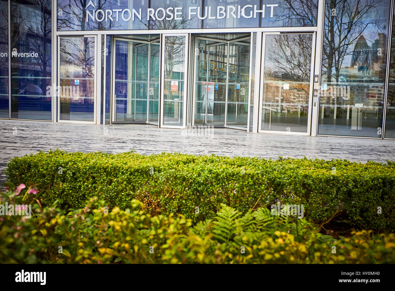 Vista generale del Norton Rose Fulbright uffici a Londra Foto Stock