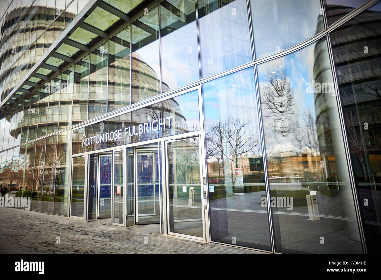 Vista generale del Norton Rose Fulbright uffici a Londra Foto Stock